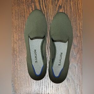Rothy's Olive Green Loafer Flats